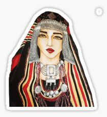 Yemeni woman Illustration Sticker