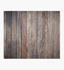 Antique wood Photographic Print