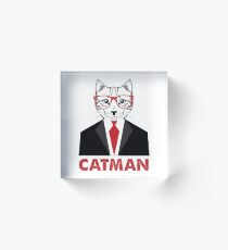 Catman Acrylic Block