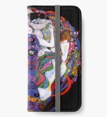 The Virgin by Gustav Klimt Fine Art iPhone Wallet/Case/Skin