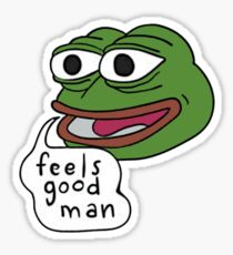 feels good man Sticker