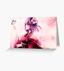 Manga Greeting Card