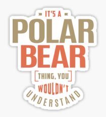 Polar Bear Thing Sticker
