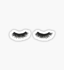 Wimpern Glänzender Sticker