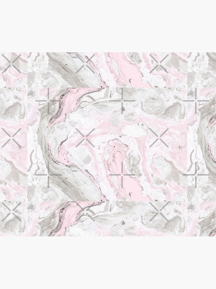 "Pink and Gray Marble Print" Wall Tapestry by grandreverie Redbubble