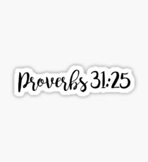 Proverbs 31:25 Sticker