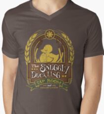 The Snuggly Duckling Tap Room Men's V-Neck T-Shirt