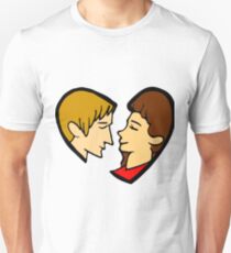 Heart-shaped couple Unisex T-Shirt