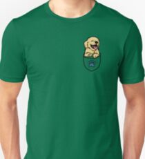 Golden Retriever Puppy Pocket Unisex T-Shirt
