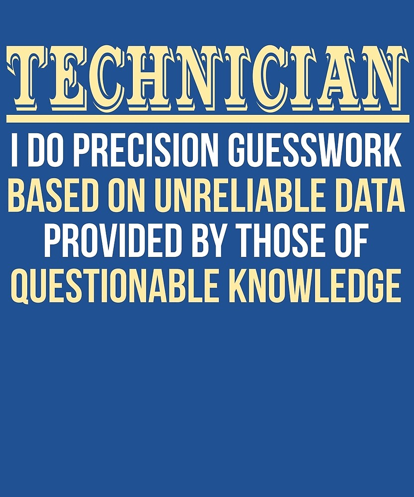 "Technician Definition" by AlwaysAwesome Redbubble