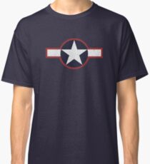 Vintage Look US Forces Roundel 1943 Classic T-Shirt