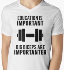 Funny Lifting Gym Men's V-Neck T-Shirt