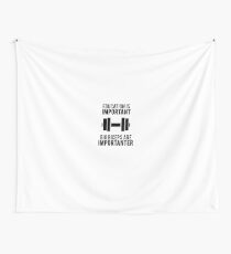 Funny Lifting Gym Wall Tapestry
