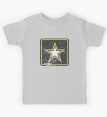 Vintage Look US Army Star Logo Kids Tee