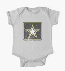 Vintage Look US Army Star Logo One Piece - Short Sleeve