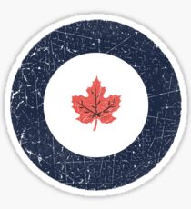 Vintage Look WW2 Royal Canadian Air Force Roundel Sticker