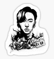 B.A.P Bang Yongguk Dotwork Sticker