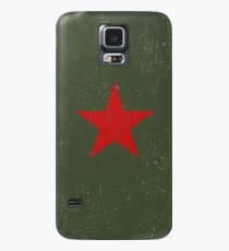 Vintage Look Russian Red Star Hülle & Klebefolie für Samsung Galaxy