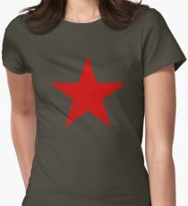 Vintage Look Russian Red Star Women's Fitted T-Shirt
