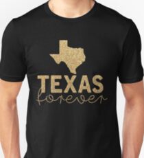 Camiseta unisex Texas Forever en negro