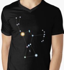 Sternbild: Orion T-Shirt mit V-Ausschnitt für Männer