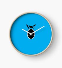 Black Squad Logo Clock