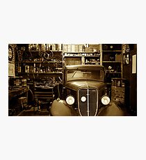 Classic Garage. Photographic Print