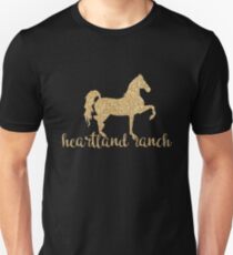 Heartland Ranch w / Pferd Slim Fit T-Shirt