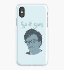 Kurt Vonnegut So It Goes iPhone Case