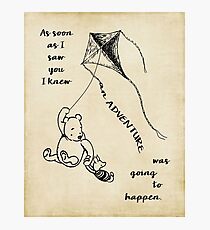 Winnie the Pooh - Adventure Photographic Print