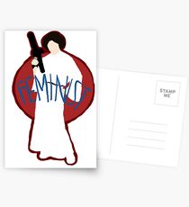 Princess Leia - Space Feminist Postcards