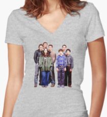Freaks and Geeks Women's Fitted V-Neck T-Shirt