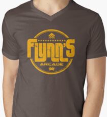 Flynns Arcade Men's V-Neck T-Shirt