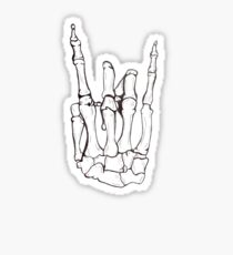 Skeleton Hand Sticker