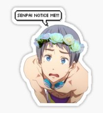 Senpai Notice Me Nitori Aiichiro Sticker