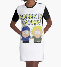 Creek ist Canon (v1) T-Shirt Kleid