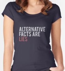Alternative Facts are Lies | Trump Women's Fitted Scoop T-Shirt