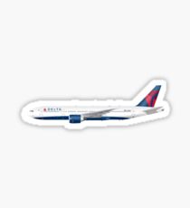 DELTA AIRLINES STICKER Sticker