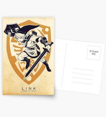 The Legend of Zelda - Link Postcards