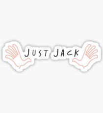 Just Jack Hands Sticker
