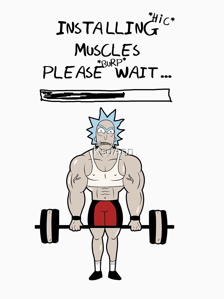 Rick and Morty. Installing muscles. by KsuAnn