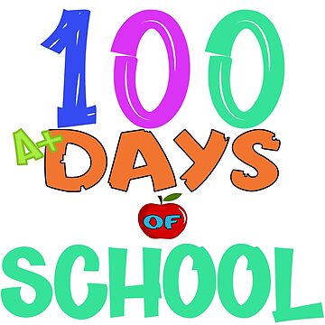 Sticker for Sale avec l'œuvre « 100 jours d'école pratiquement cadeau de  costume de professeur de couronne pour enfants » de l'artiste aubb7