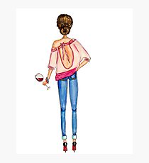 WINE TIME Photographic Print