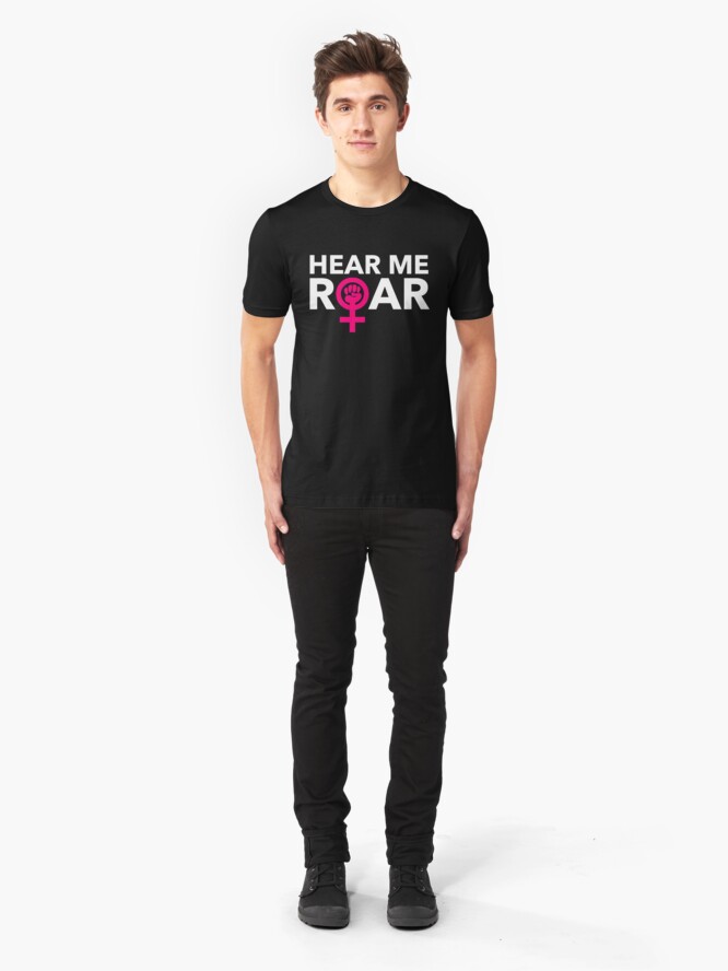 Alternate view of Hear ME ROAR Slim Fit T-Shirt