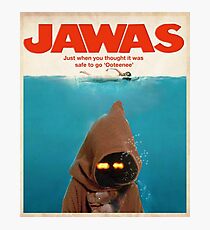 Jawas : Inspired by Star Wars & Jaws Photographic Print