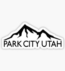 PARK CITY UTAH BERGE SKIFAHREN SNOWBOARD WANDERN KLETTERN Sticker