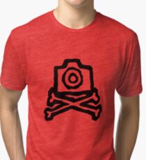 Camera and crossbones Tri-blend T-Shirt