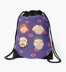 Phish with Fishman Donuts Drawstring Bag