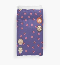 Phish with Fishman Donuts Duvet Cover