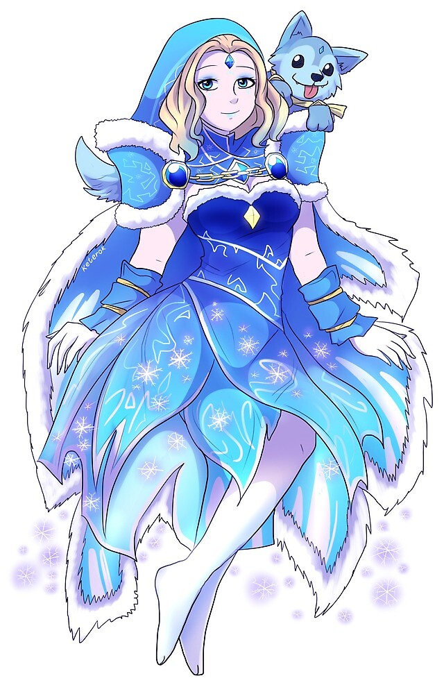 Crystal Maiden Arcana By Keterok Redbubble